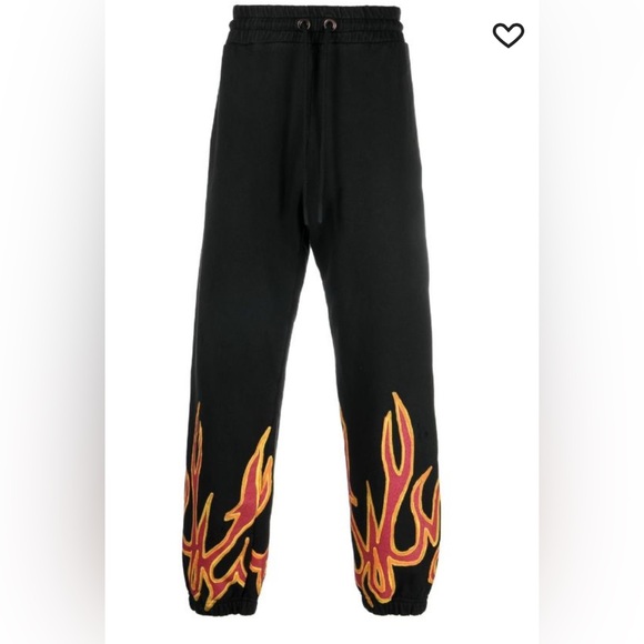 Palm Angels Flame Sweatpants - Size Large - Picture 9 of 10